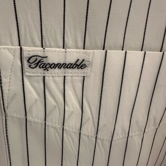 Faconnable women’s Black and White Striped Shirt - Picture 3 of 7